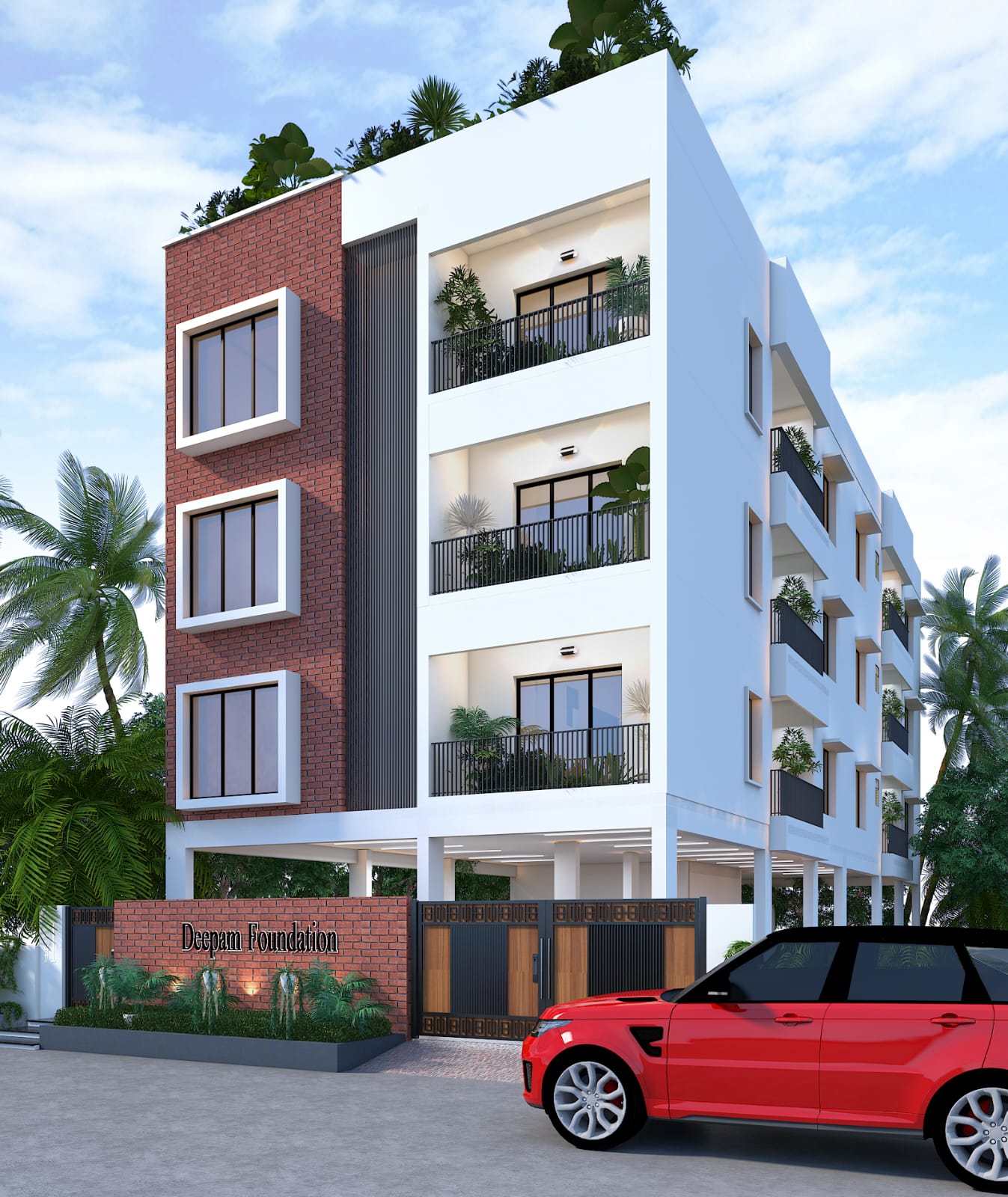SUBBU RESIDENCE,KV COLONY - WEST MAMBALAM - Individual House - Final View